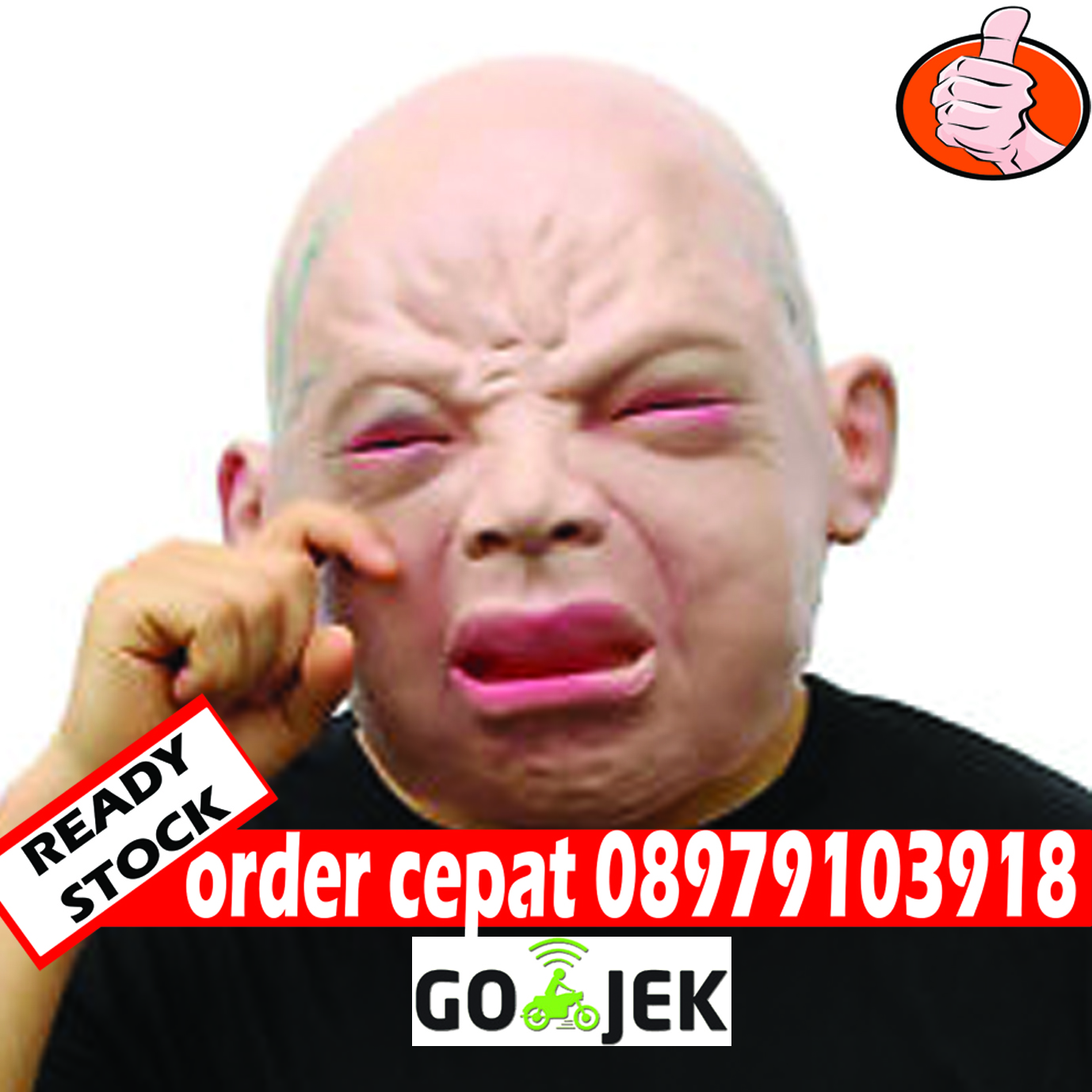 JUAL TOPENG BAYI NANGIS TOPENG BAYI LUCU MURAH JAKARTA