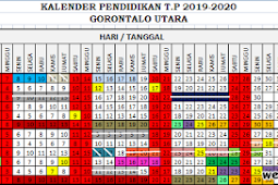Kalender Pendidikan Provinsi Gorontalo Tahun 2019/2020