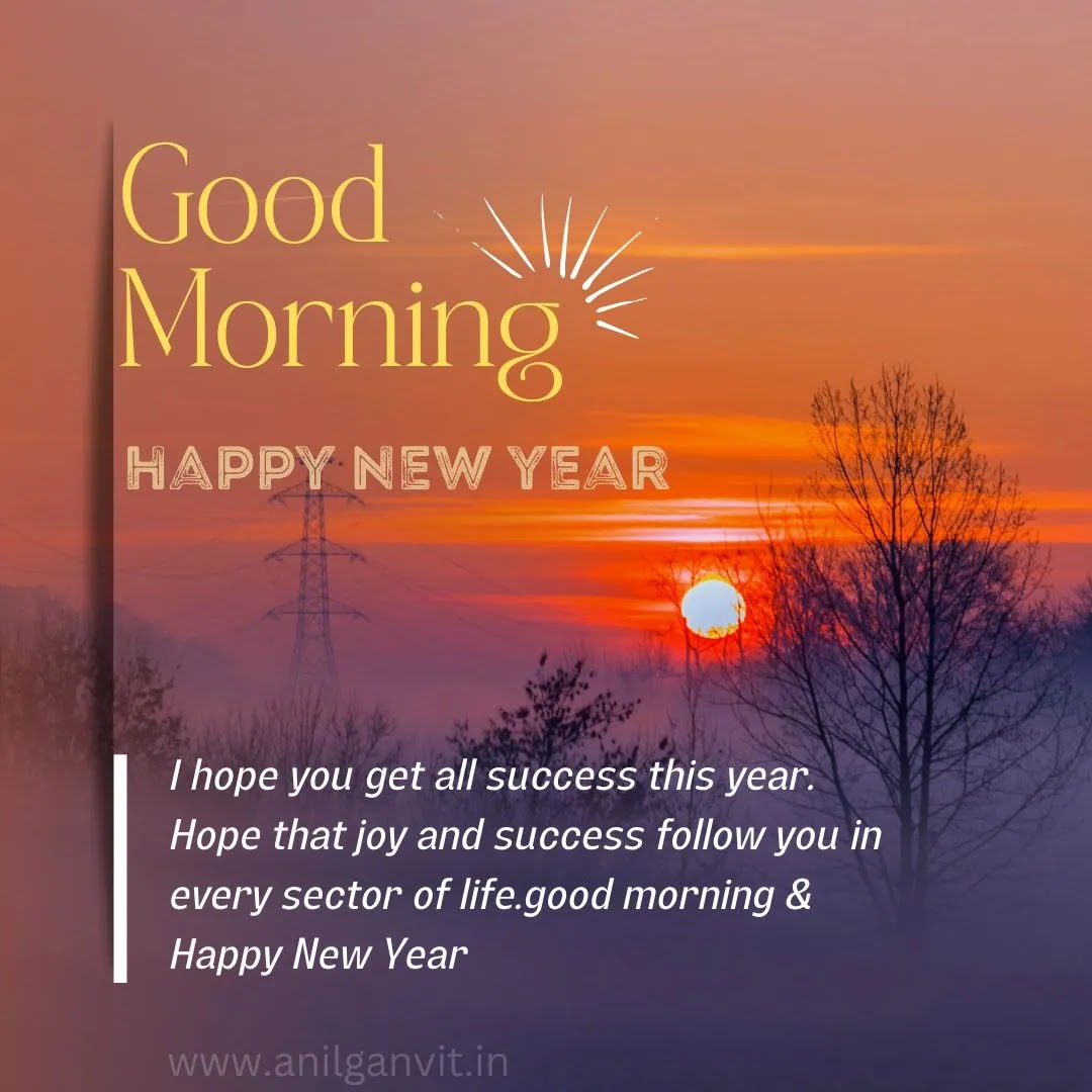 Good Morning Happy New Year wishes