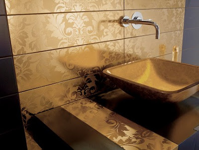 Gold Tiles from Dune - Damasco collection