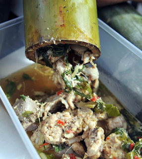 Sarawak Popular food: Manok Pansoh