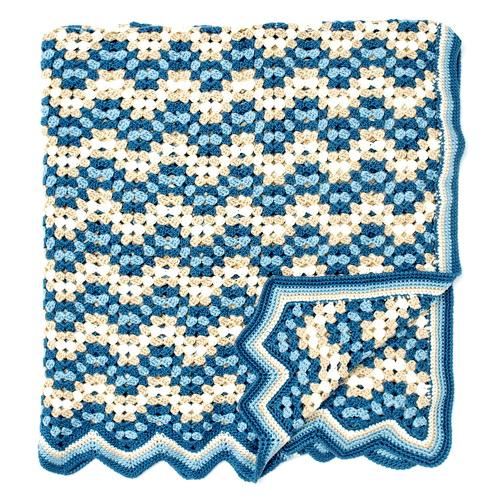 Crochet Ripple blanket - Simple Crochet Afghan