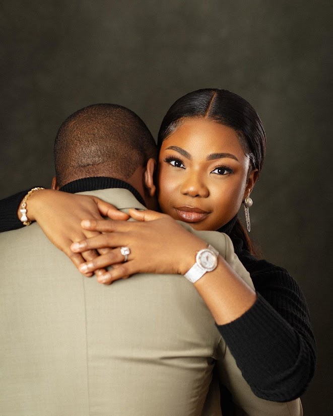 I'm so belssed to be with yiou- Mercy Chinwo celebrates as she getd engaged to Pastor Blessed (Photos)