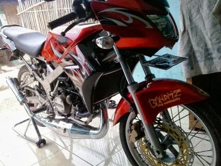 JASAD TERLAKNAT MODIF  KAWASAKI NINJA  150 R 