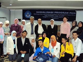 SOSIALISASI PROGRAM KREATIVITAS MAHASISWA (PKM) TH 2010