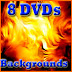 FONDOS EDICION DE VIDEO PROFESIONAL COLECCION BACKGROUNDS CON MOVIMIENTO 8 DVD B1