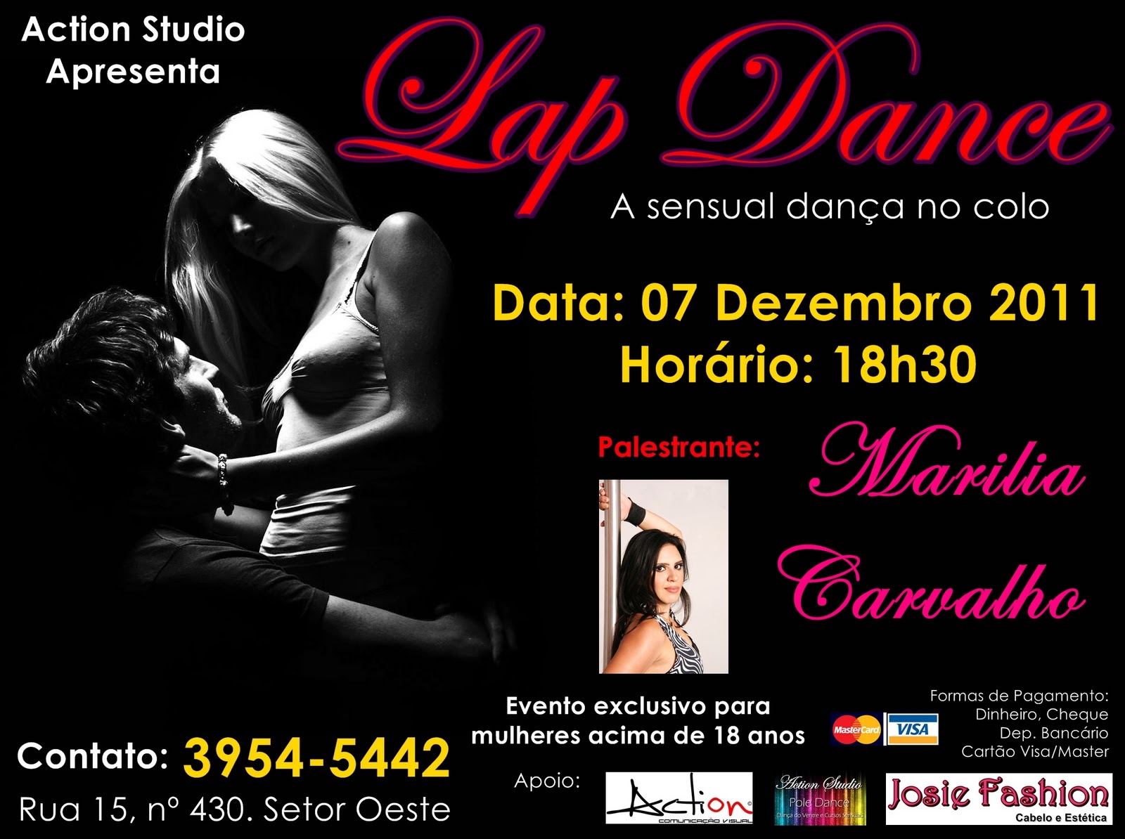 Action Studio - Pole Dance Goiânia: Agenda de Cursos