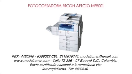 FOTOCOPIADORA RICOH AFICIO MP5001