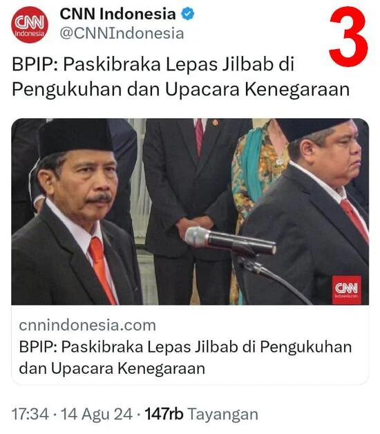 Kepala BPIP itu dulunya Penerjemah buku SIAPA SANGKA? Kepala BPIP itu dulunya Penerjemah buku-buku Islam termasuk tentang Kewajiban Muslimah Berjilbab