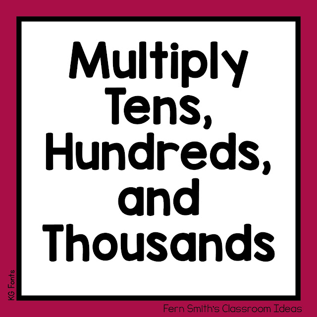 How to Multiply Tens, Hundreds, and Thousands