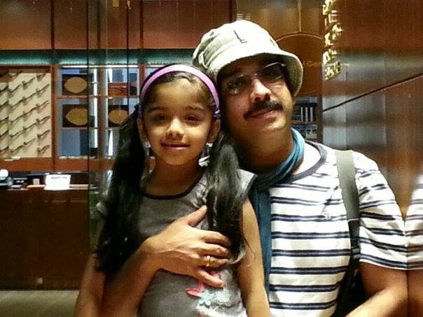 South Indian Actor Vineeth with his Daughter Avantika Vineeth | South Indian Actor Vineeth Family Photos | Real-Life Photos