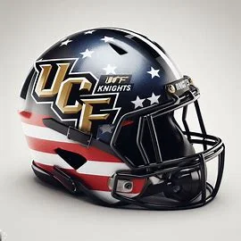 UCF Knights Patriotic Concept Helmet