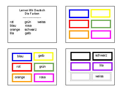 The Homeschool Den: Learning German -- Lesson Pages