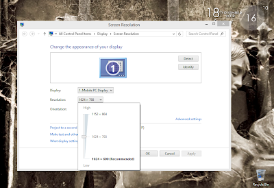 Cara Menambah Resolusi Windows 8 di Netbook atau Notebook