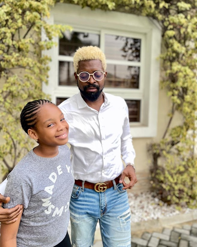 You are my apple of my right eye- Comedian Basketmouth celebrates his daughter as she turns a year older (Photos)