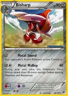 Bisharp Pokemon X and Y Card