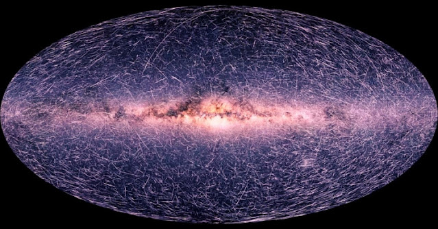 A great time interval shows what the Milky Way will look like in 400,000 years from now