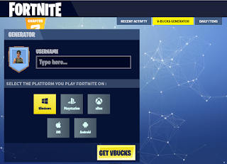 Getvb. site Free Vbucks fortnite from getvb