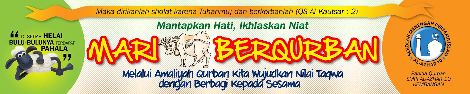 Contoh Spanduk Iedul Qurban  www.InfoPercetakan.com