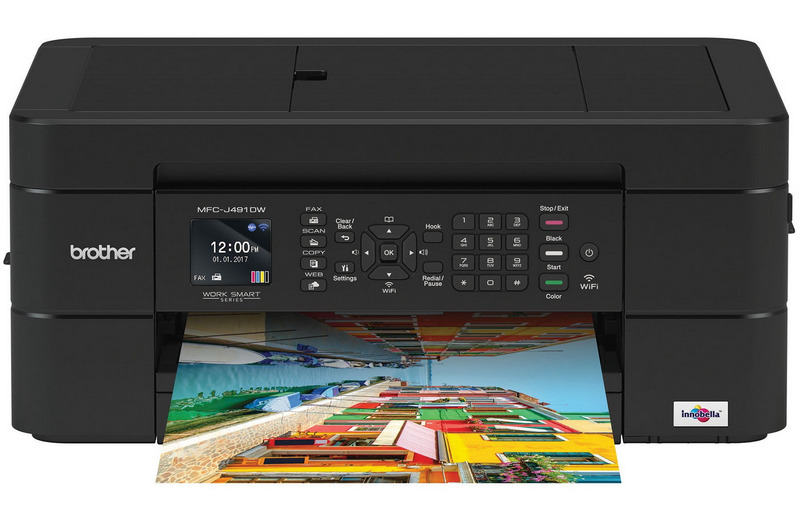 Brother MFC-J491DW Wireless All-in-One Printer.