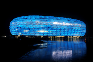 Bayern Munich Alianz Arena Night View HD Wallpaper