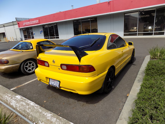 1997 Acura Integra- Base coat/Clear coat in Acura's color "Pheonix Yellow" done at Almost Everything Autobody