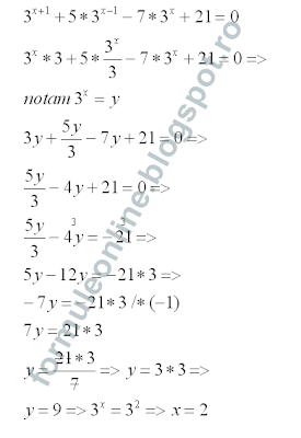 exponential equations