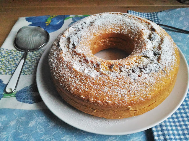 Ciambellone marmorizzato all'acqua