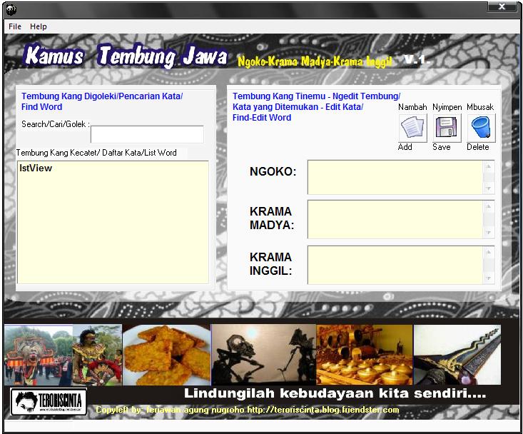  Kamus  Bahasa  Jawa 