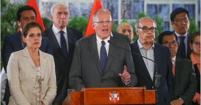 Pedro Pablo Kuczynski no renunciará al cargo de presidente de la República