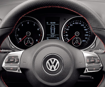 2010 Volkswagen Golf GTI adidas Steering Wheel