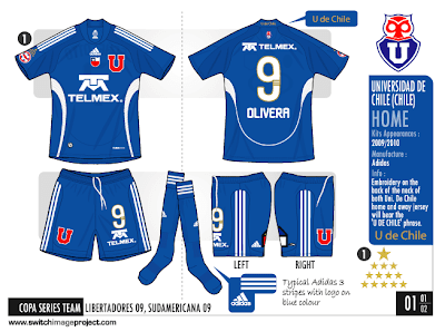 La universidad de concepción posee más de 24.000 estudiantes de pregrado en alguna de las 91 carreras de pregrado que ofrece actualmente en las 20 facultades ubicadas en los campus de concepción, chillán o los ángeles Football Teams Shirt And Kits Fan Universidad De Chile 2009 10 Team Kits