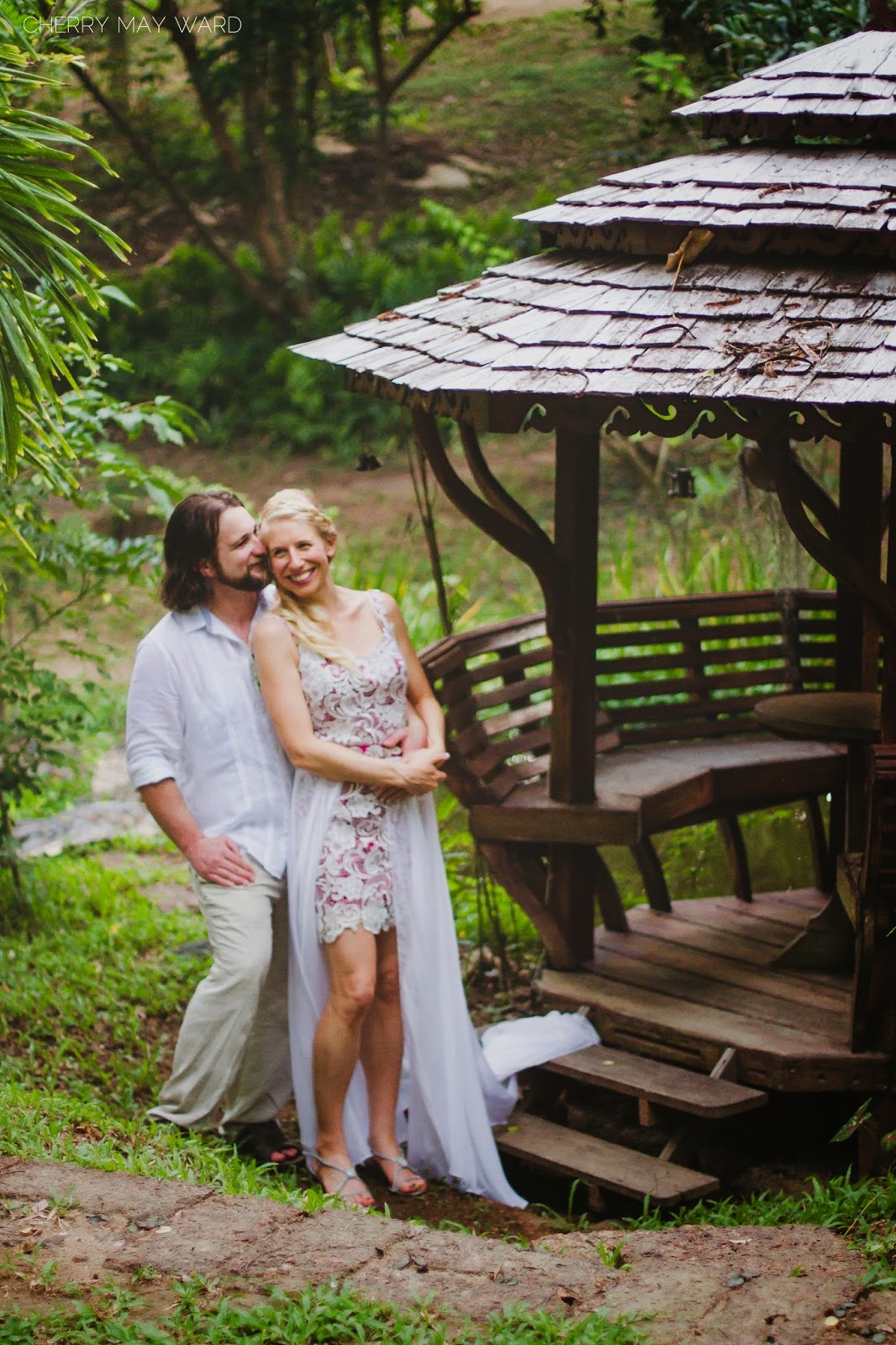 happy bride and groom photos, fun bride and groom photos, beautiful and cute bride and groom, happy couple, bride and groom in love in Thailand, beautiful destination wedding portraits, destination wedding in Thailand, Cherry May Ward photography