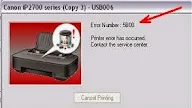 Fix, Cara memperbaiki Printer Cannon IP2770 Error 5B00 | Anibar Studio