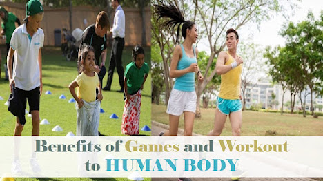 Benefits of exercise and physical games to Human Body
