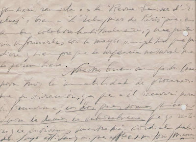 Carta manuscrita de José Juncosa Molins  a Ángel Ribera, 1951 (2) 