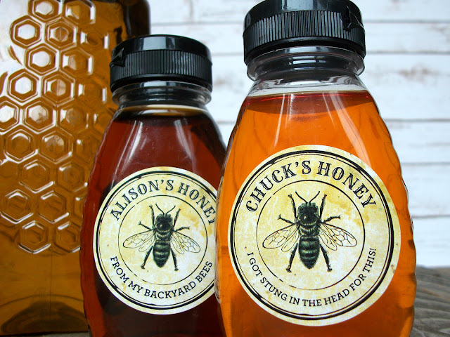 custom vintage honey labels