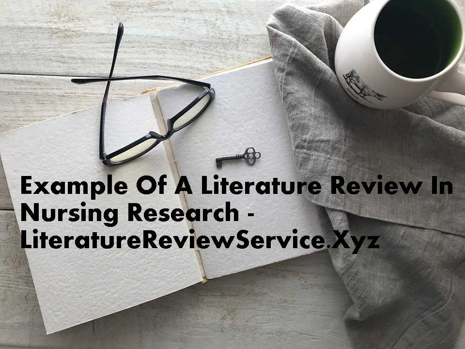Literature Review Format Nursing