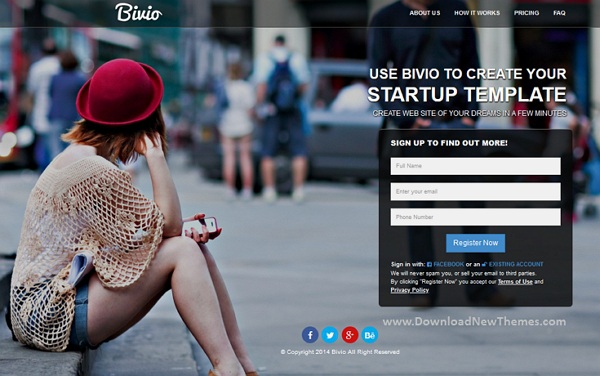 Startup Responsive HTML5 Template 