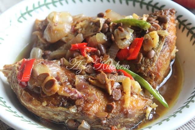 Ikan Kerisi Masak Tauchu 