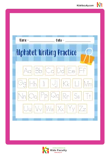 Preschool Worksheet - Alphabet Tracing Letter Q