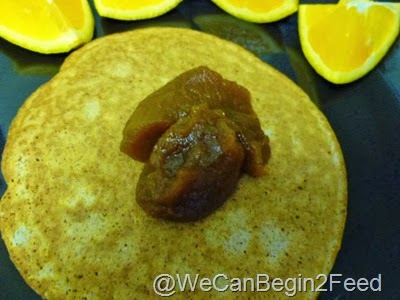 Oct 26 Pumpkin butter and pancakes 004