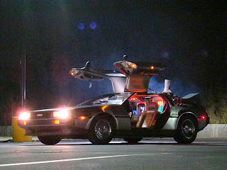 delorean car