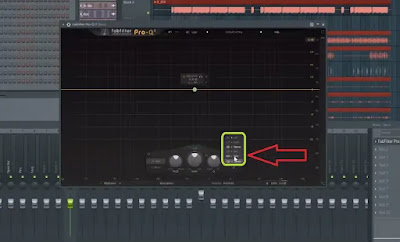 Изображение переключения в режим Side в эквалайзере Fabfilter ProQ
