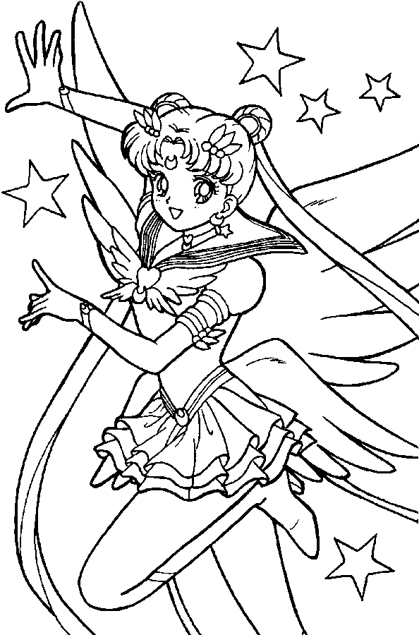 Anime Coloring Sheets 10