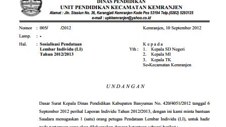 50 Contoh Undangan Sosialisasi Sekolah Model Terbaik