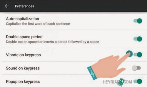  Mematikan dan menonaktifkan getar pada keyboard Android ketika mengetik Otak Atik Gadget -  Cara Mematikan Getar Saat Mengetik Di Keyboard Android