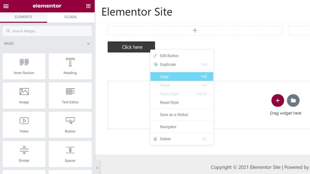 Elementor plugin