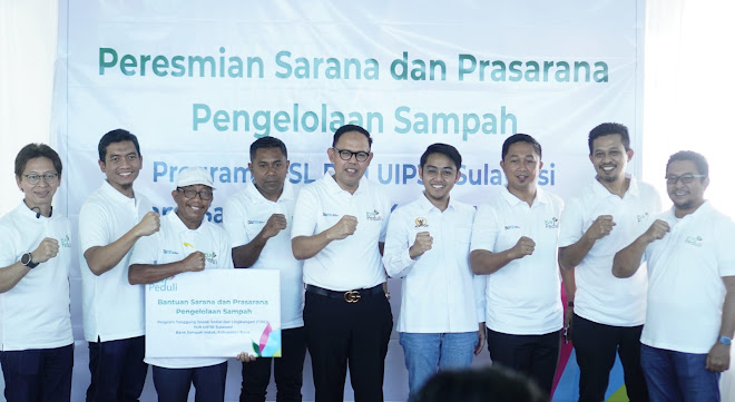 Wabup Bone Meresmikan Sarana dan Prasarana Pengelolaan Sampah