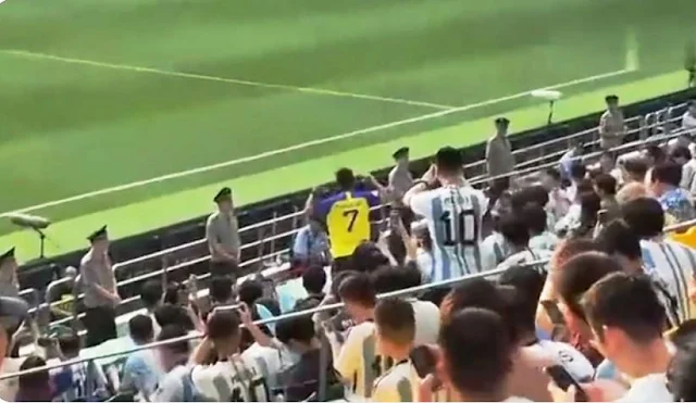رونالدو في مباراة الأرجنتين واستراليا